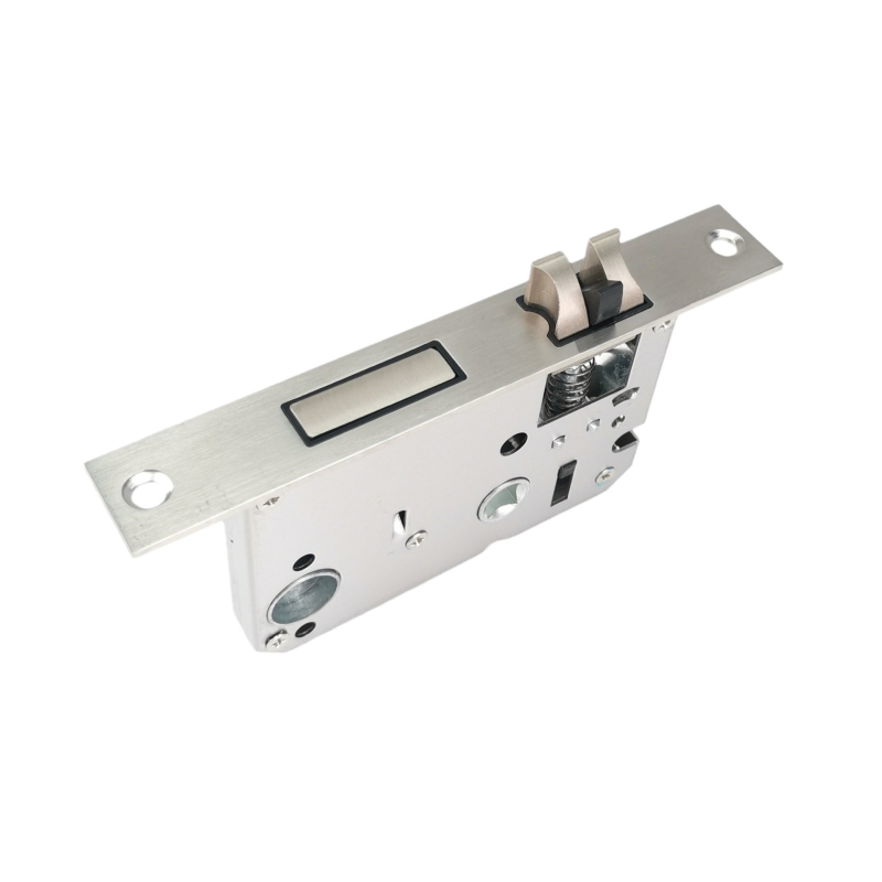 Σώμα κλειδώματος για εσωτερικές πόρτες κρεβατοκάμαρας από ξύλο — συμβατό με κλειδαριά ανάγνωσης δακτυλικού αποτυπώματος, ήσυχη αντικατάσταση ατσάλινης πρόσοψης, μοντέλο 5050, ατσάλι και κράμα ψευγαργύρου, 0,5 кг