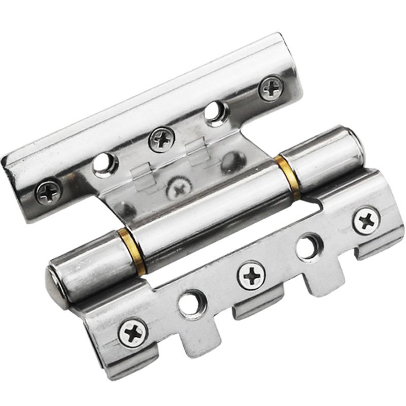 Rozsdamentes acél pánt alumínium ötvözetű ajtók és ablakokhoz, polírozott felület, európai szabvány, modell FLB-HY01