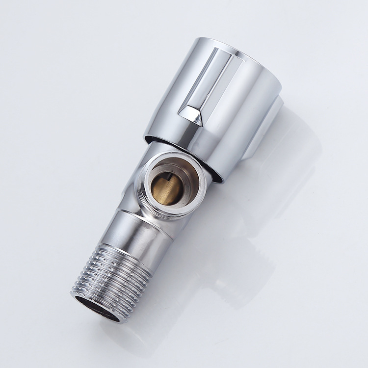 Vymus bakreni kutni ventil za WC, brzo otvaranje, model V6103, radni tlak 0,8–1,2 MPa, unutarnji promjer 20 mm, navojni spoj