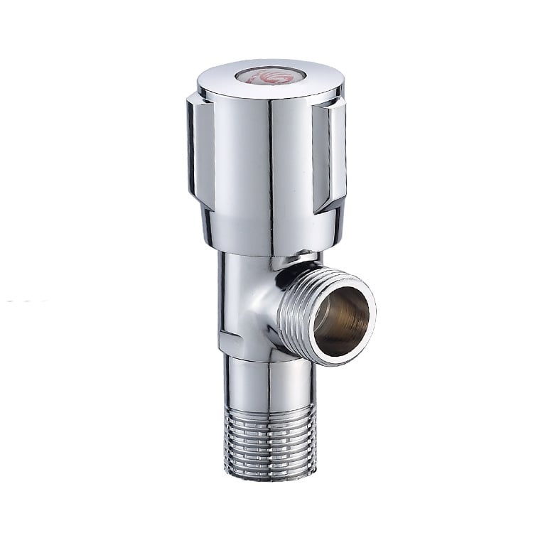 Vymus bakreni kutni ventil za WC, brzo otvaranje, model V6103, radni tlak 0,8–1,2 MPa, unutarnji promjer 20 mm, navojni spoj