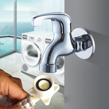 Zidni ventil za perilicu rublja, bakreni, model V5209, jednoručno upravljanje, nazivni tlak 0.8-1.2 MPa