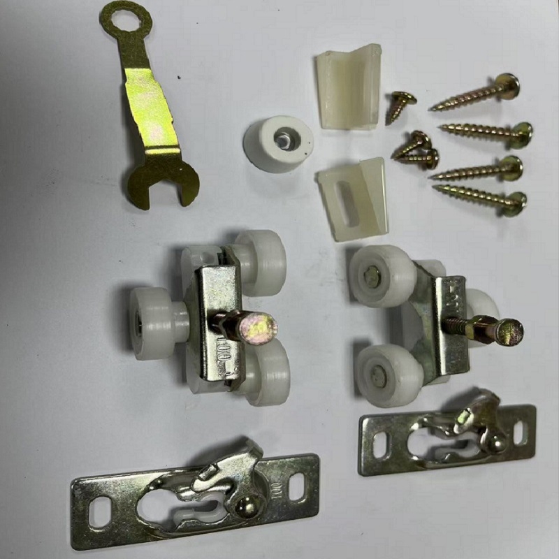 Kladka za vrata i prozore, nylon kolut, plastika+metal, nosivost 100 kg, prilagodljivo prema nacrtima