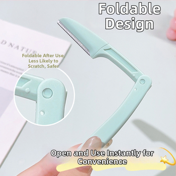 Trimer za obrve - sklopivi, sigurnosni dizajn, unisex, nehrđajući čelik, brend Jiao Bo Silk, porijeklo Jinhua