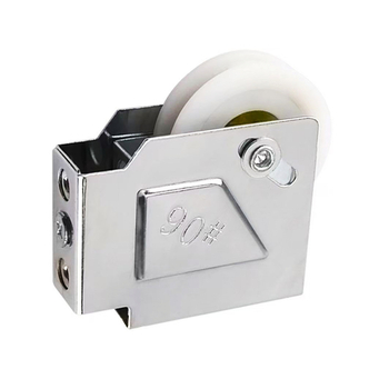 Rulou pentru ușă glisantă, tip 90 din aliaj de aluminiu, roată din nailon, ax din fier, pentru uși și ferestre tip 90