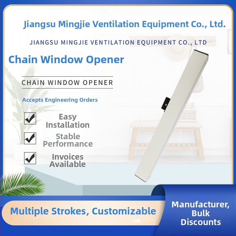 Smart elektrický otvárač okien, diaľkové ovládanie, kovové telo, Mingjie