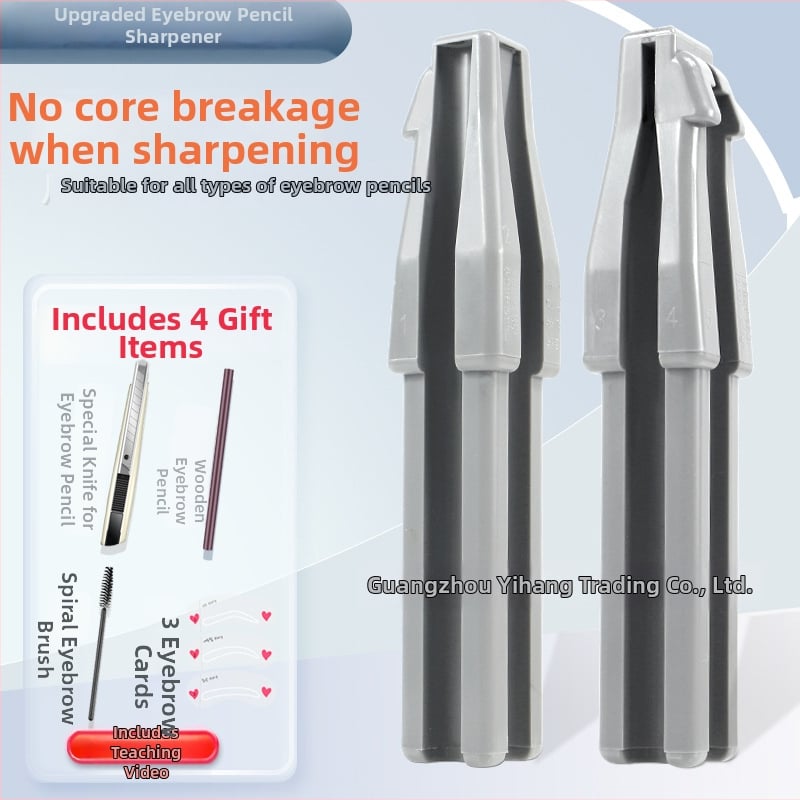 Ξύλινο σετ ακονίσματος μολυβιού φρυδιών για αρχάριους – 1 τεμάχιο