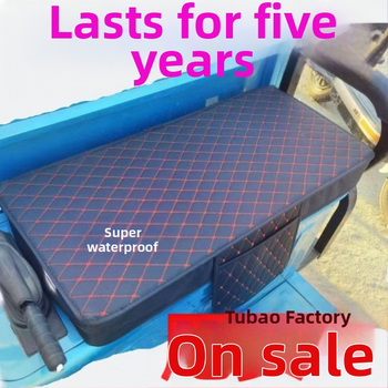 Kryt sedadla elektrického trojkolesového vozidla, ľanový materiál, celoročné použitie, tlač loga