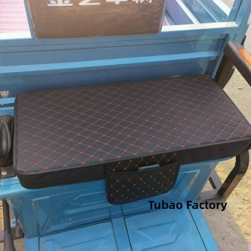 Kryt sedadla elektrického trojkolesového vozidla, ľanový materiál, celoročné použitie, tlač loga