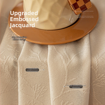 XXC Polyester Jacquarda gáza záves – priehľadný a nepriehľadný – do obývačky, pracovne, reštaurácie, vstupu – svieži štýl