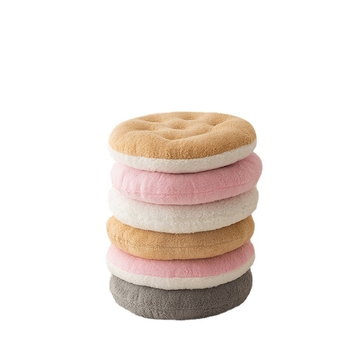 Kerek plüss székpárna, testreszabható, modern minimalista stílus, poliészter töltőanyag