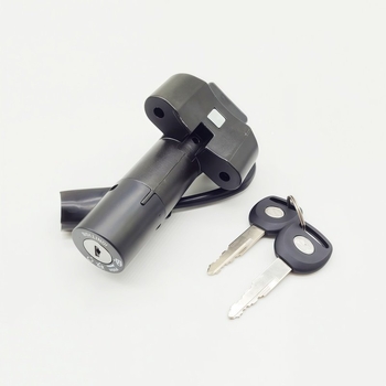 Zár készlet QM125-3K és QM125-2-hez kulcsokkal, gyújtáskapcsolóval és üzemanyag-tankfedéllel — CF125J/CF150J, Vas, cikkszám RY-0203