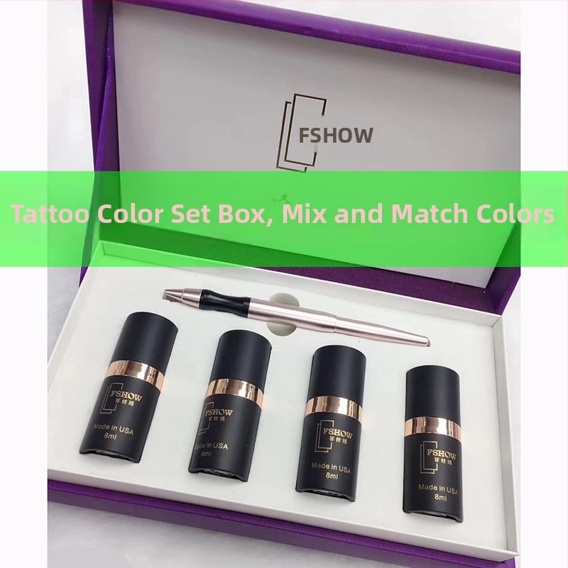 Σετ χρωστικών τατουάζ κορεατικού στυλ για φρύδια, γραμμές ματιών και χείλη – ιδιωτικής ετικέτας, 20 τεμάχια