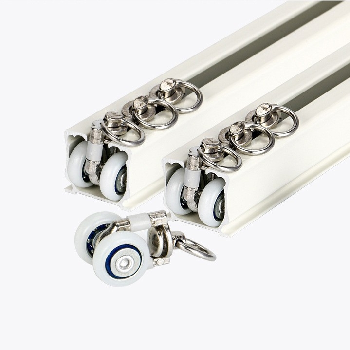 Dafang függönyvasút, modell CH8002; alumíniumötvözet; csendes csapágyas sín; egyenes sín