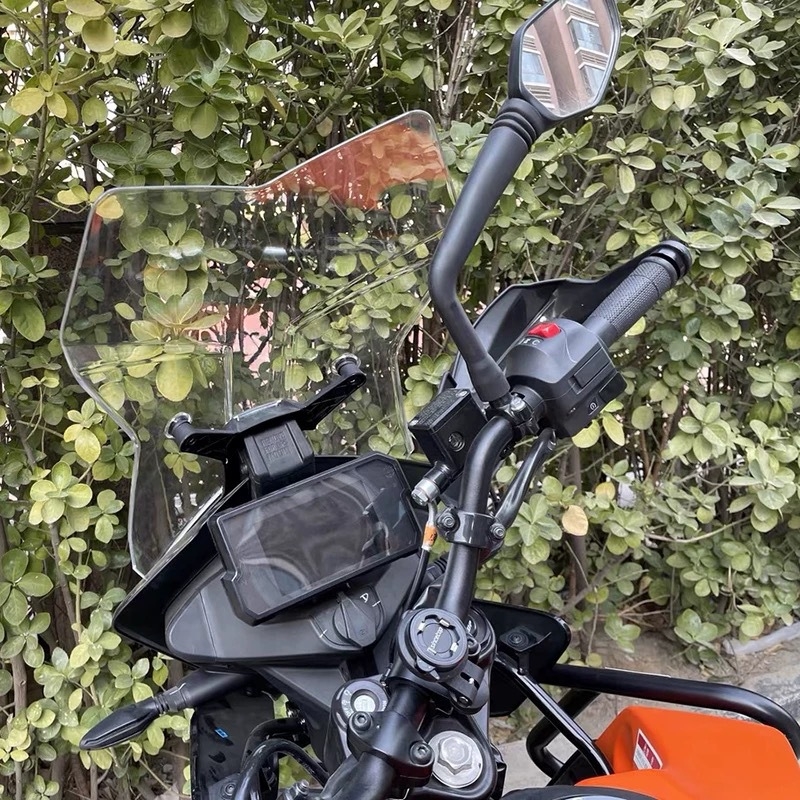 Vjetrobran KTM 390 ADV 20-21 — PC materijal, AOXING branda, model KTM 390 ADV 20-21