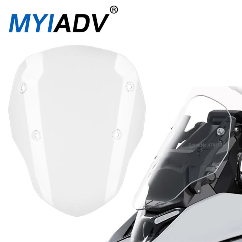 Motociklističko zaštitno prednje staklo s deflektorom za BMW R1300GS 2024 – podignuto prednje staklo (ABS materijal; Model: Hbmw598; Kompatibilnost: BMW R1300GS 2024; Funkcije: HD, otporno na habanje, anti-scratch)