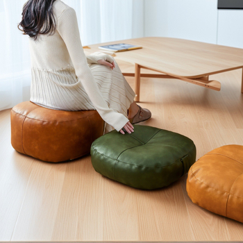 Japanski stil podni futon jastuk s PU kožom, ekološkim EPP jezgrom i punjenjem od pjene, periva