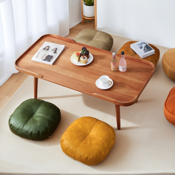 Japanski stil podni futon jastuk s PU kožom, ekološkim EPP jezgrom i punjenjem od pjene, periva