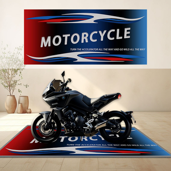 Tepih za ljubitelje motocikala: tepih motociklističke momčadi, izložbeni podni tepih, apsorbirajući tepih za spavaću sobu