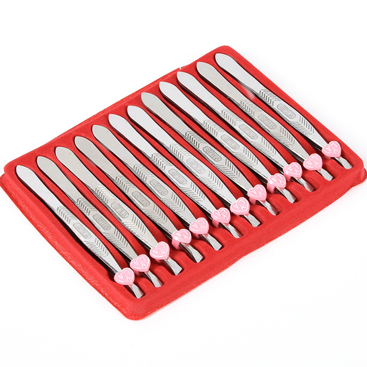 Jarion set klipova za obrve, nehrđajući čelik, 12 kom, model 2025