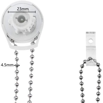 25 mm metalna glava za rolete — materijal POM, marka Hai Yiming, prilagodljivo obrađivanje, moderni minimalistički stil, pogodno za sve vrste zavjesa