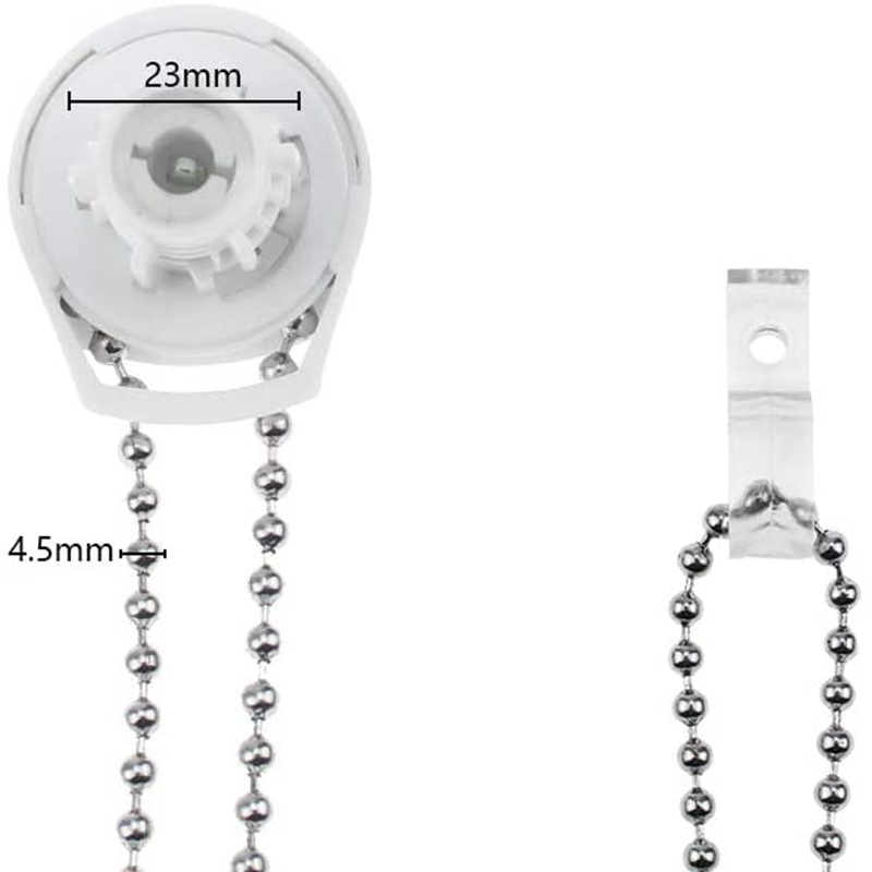 25 mm metalna glava za rolete — materijal POM, marka Hai Yiming, prilagodljivo obrađivanje, moderni minimalistički stil, pogodno za sve vrste zavjesa