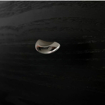 Rukohvat ladice i vrata ormarića – svijetao luksuzni stil, cinkova legura, lijevanje u kalupu, oblik polumjeseca, plošno ugradnja