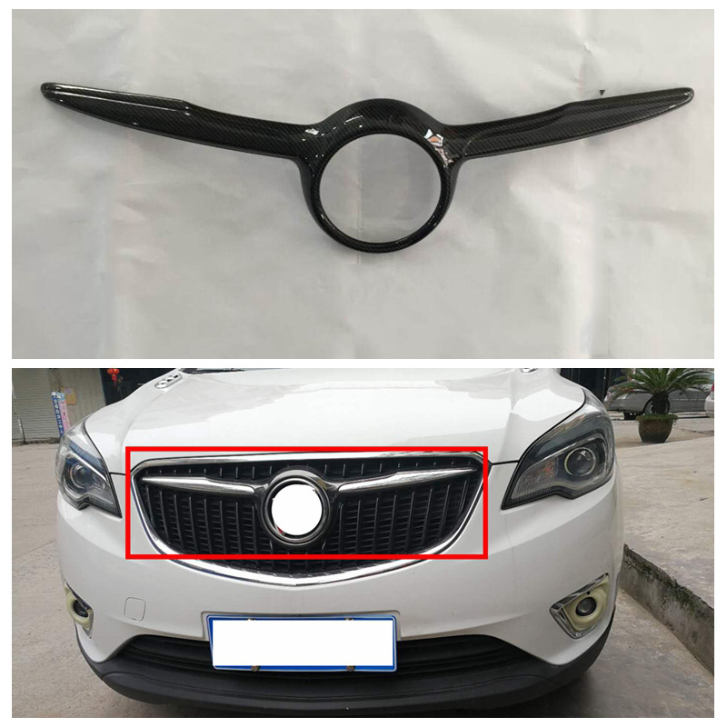 Vanjski dekorativni set za Buick Envision 2018+ s ukrasnim letvama mreže, prednje i stražnje ukrasne letve za svjetla magle i ukrasna letva prednjeg branika – ABS