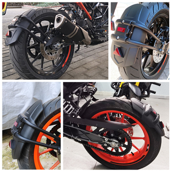 KTM390 blatnik — plastični blatnik, model KTM390, kompatibilan s KTM motociklima, prilagodljiva obrada