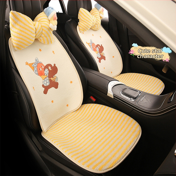 Autóülés párna csillag témájú rajzfilm dizájnnal, plüss felület, töltet szivacs, ötüléses járművekhez illeszkedik