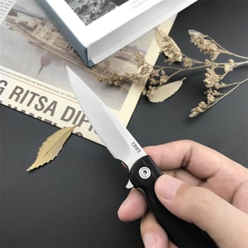 Sklopivi nož za preživljavanje s ležajnim brzom otvaranjem, G10 drška, 73 mm oštrica