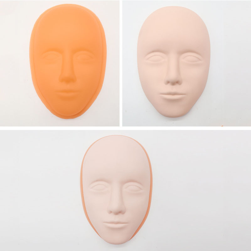 5D kozmetikai tetováláshoz szilikon gyakorlóbőr, leválasztható 3D alapzattal – kezdő készlet szemöldök, szemvonala és ajak tetováláshoz