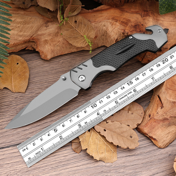 Sklopivi nož od nehrđajućeg čelika za kampiranje i samoodbranu, brzo otvaranje, oštrica 9.5 cm, taktički vanjski nož