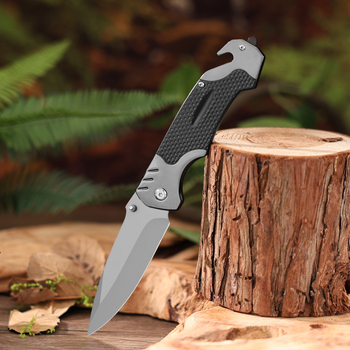 Sklopivi nož od nehrđajućeg čelika za kampiranje i samoodbranu, brzo otvaranje, oštrica 9.5 cm, taktički vanjski nož