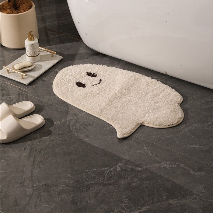 Protuklizni flokirani podni tepih, mikrovlakno, strojno tkanje, perivo, prilagodljivo uzorcima