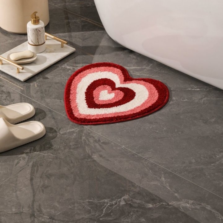 Protuklizni flokirani podni tepih, mikrovlakno, strojno tkanje, perivo, prilagodljivo uzorcima