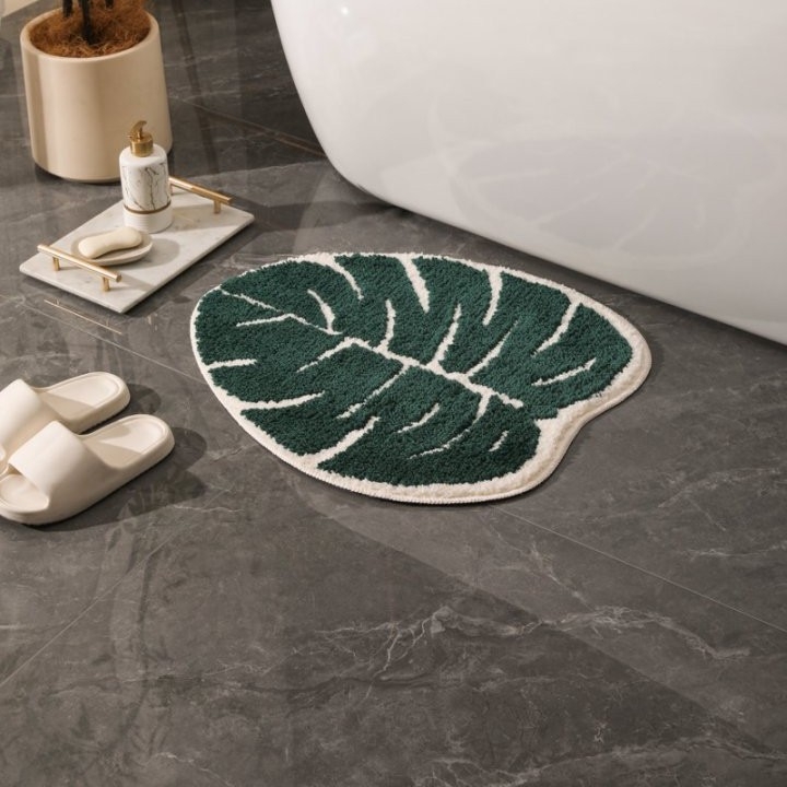 Protuklizni flokirani podni tepih, mikrovlakno, strojno tkanje, perivo, prilagodljivo uzorcima