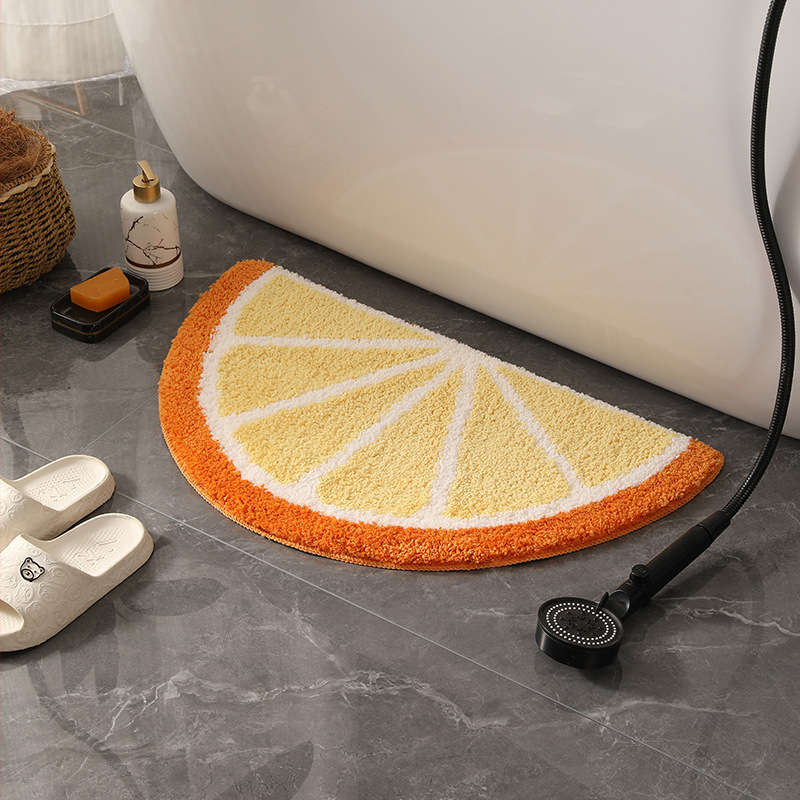 Protuklizni flokirani podni tepih, mikrovlakno, strojno tkanje, perivo, prilagodljivo uzorcima