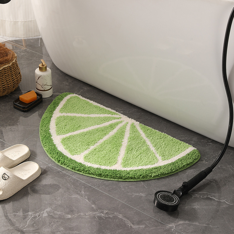 Protuklizni flokirani podni tepih, mikrovlakno, strojno tkanje, perivo, prilagodljivo uzorcima