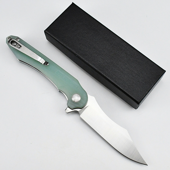 Ανοιγόμενο μαχαίρι εξωτερικού χώρου με υψηλή σκληρότητα, φορητό για αυτοάμυνα — λάμα 9,9 cm