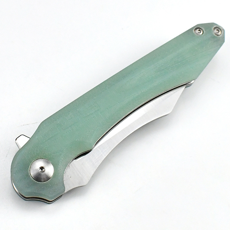 Ανοιγόμενο μαχαίρι εξωτερικού χώρου με υψηλή σκληρότητα, φορητό για αυτοάμυνα — λάμα 9,9 cm