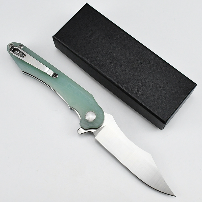 Ανοιγόμενο μαχαίρι εξωτερικού χώρου με υψηλή σκληρότητα, φορητό για αυτοάμυνα — λάμα 9,9 cm