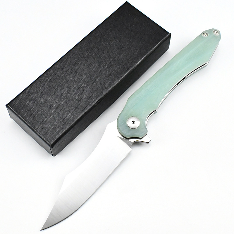 Ανοιγόμενο μαχαίρι εξωτερικού χώρου με υψηλή σκληρότητα, φορητό για αυτοάμυνα — λάμα 9,9 cm