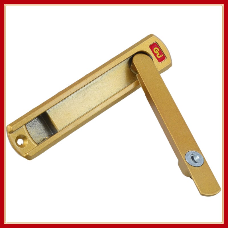 Ablakzár összecsukható, rejtett fogantyúval és kulccsal, gyémántos hálós ablakhoz