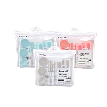 Lamella σετ 8 τεμαχίων ταξιδιωτικά μπουκαλάκια ψεκασμού με αντλία και άδειες φιάλες δειγμάτων, χωρητικότητα 45 ml