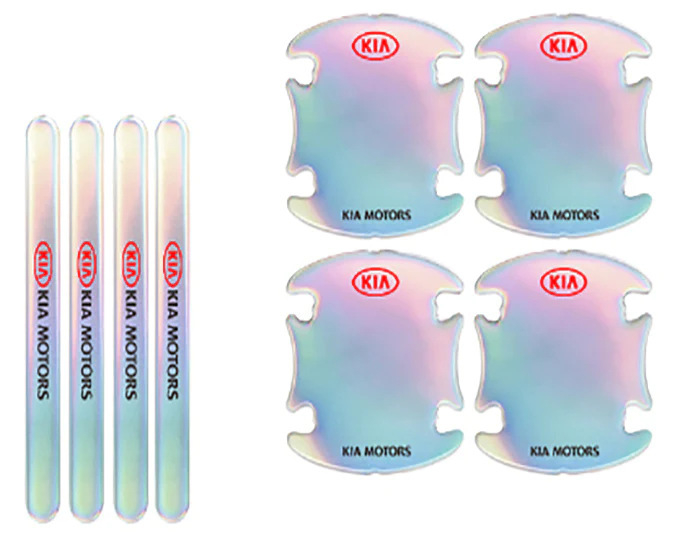 Protukolizijska traka za vrata automobila — Kolenat, šarene svjetleće naljepnice, prilagodba obrade, kompatibilno sa svim modelima