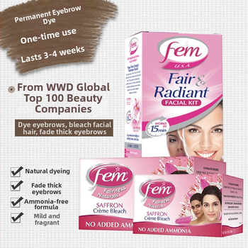 Κρέμα βαφής φρυδιών – παράγοντας βαφής και χρωστικό τατουάζ φρυδιών, 24 g σαφράν