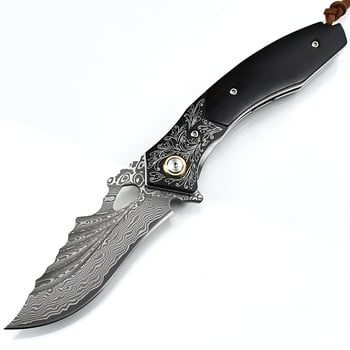 Premium vanjski sklopivi nož s visokom tvrdoćom, mehanizamom brzog otvaranja s ležajem, taktička primjena i samozaštita