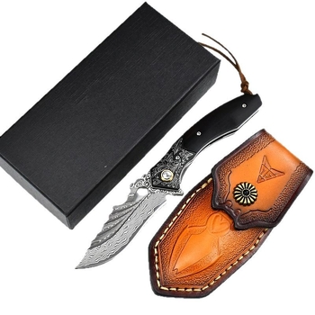 Premium vanjski sklopivi nož s visokom tvrdoćom, mehanizamom brzog otvaranja s ležajem, taktička primjena i samozaštita