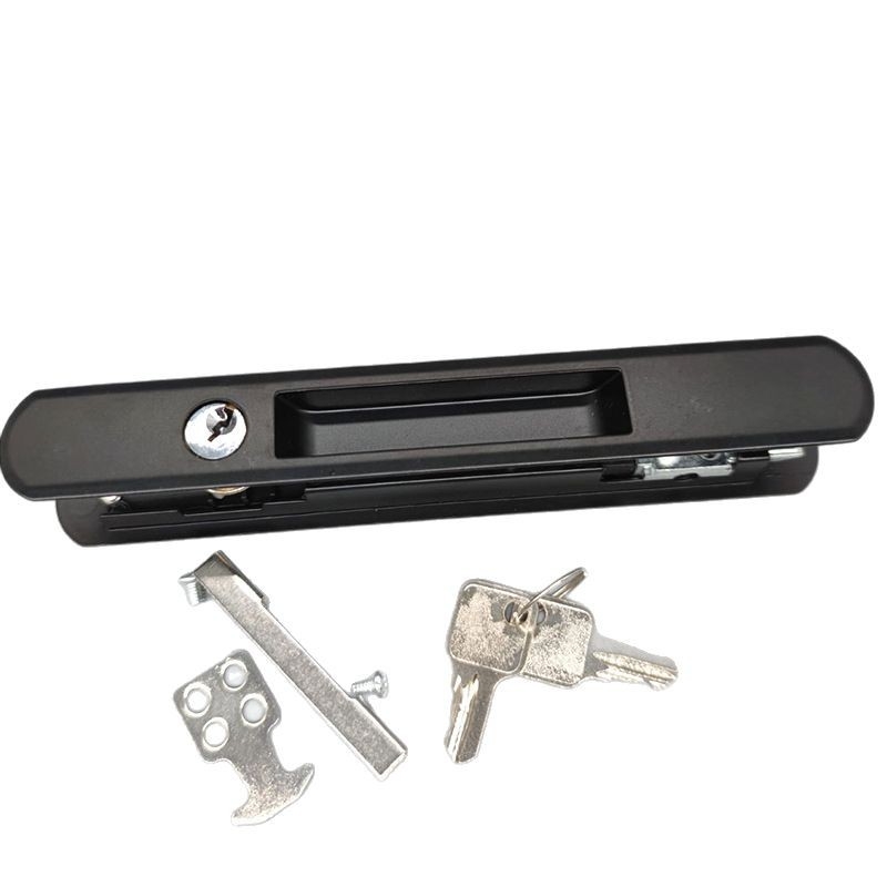 Shide Dvostrani Hook Lock - aluminijska legura, zaključavanje s ključem i bakrenim jezgrom, za klizna vrata i prozore