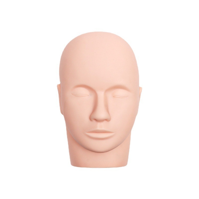 Szilikonból készült szempilla gyakorló fej kezdőknek, 402 g, Eredet: Kína